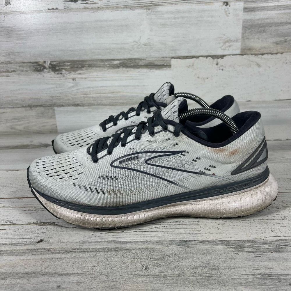 Brooks Womens Glycerin 19 Lace Up Running Athletic Sneakers Gray Size 12 - Picture 2 of 8
